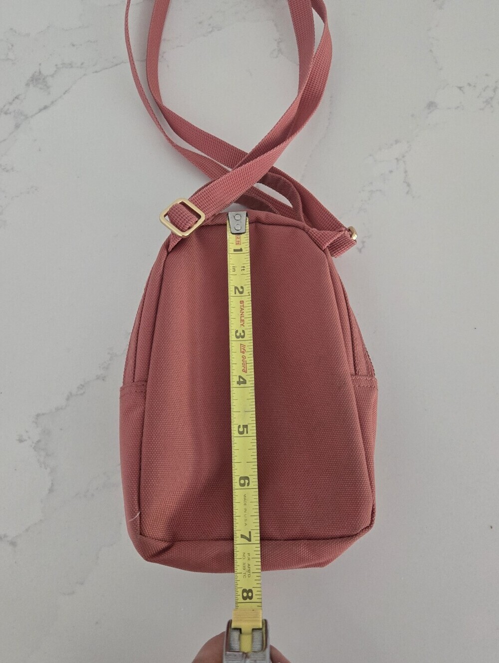 Herschel Nova Crossbody Backpack Mini Bag Purse Coral Pink Dusty Cedar Girls - Picture 5 of 6